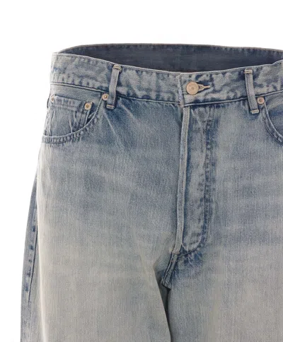 Auralee Belt Loop Jeans In Blue