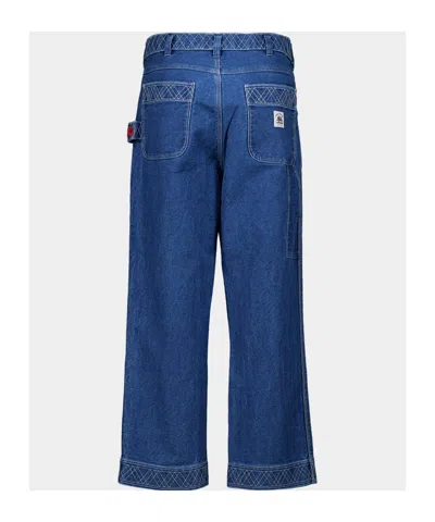 Bode Belt Loop Jeans In Blue