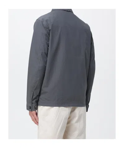 Woolrich Button Pocket Jacket In Gray