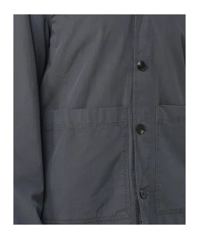 Woolrich Button Pocket Jacket In Gray