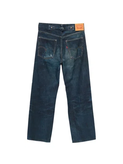 Junya Watanabe Belt Loop Jeans In Blue