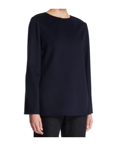 The Row Long-sleeved Pullover In Blue