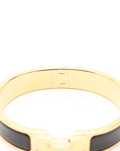 Pre-owned Hermes Hermès Clic H Bracelet In Multi