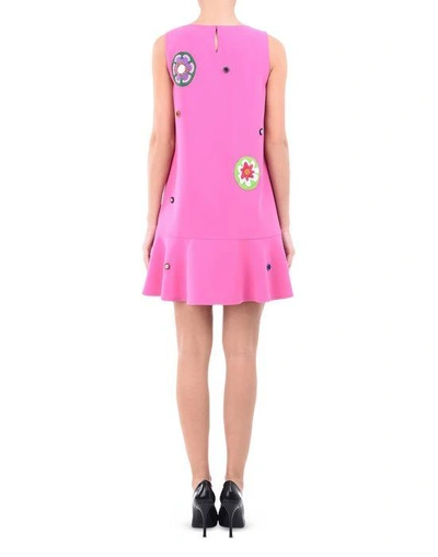 Shop Moschino Short Dresses - Item 34713700 In Fuchsia