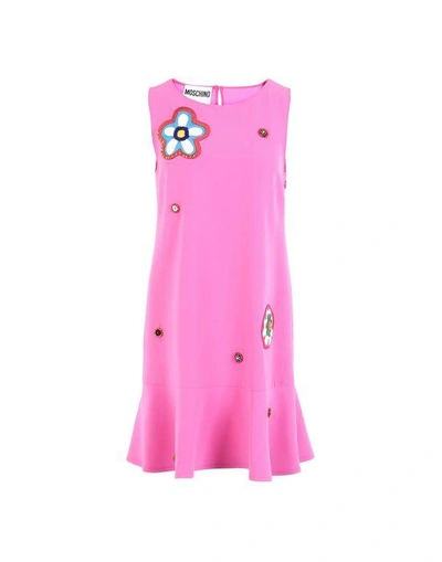 Shop Moschino Short Dresses - Item 34713700 In Fuchsia