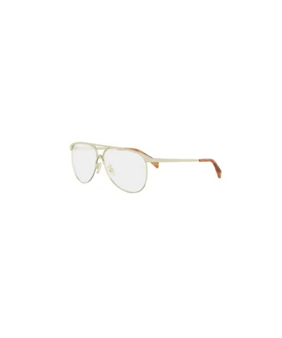Celine Full Frame Glasses In Metallic