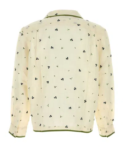 Bode Long-sleeved Shirt In Neutral