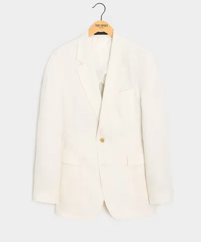 Todd Snyder Italian Linen Madison Jacket In White