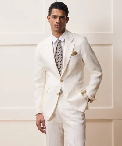 Todd Snyder Italian Linen Madison Jacket In White