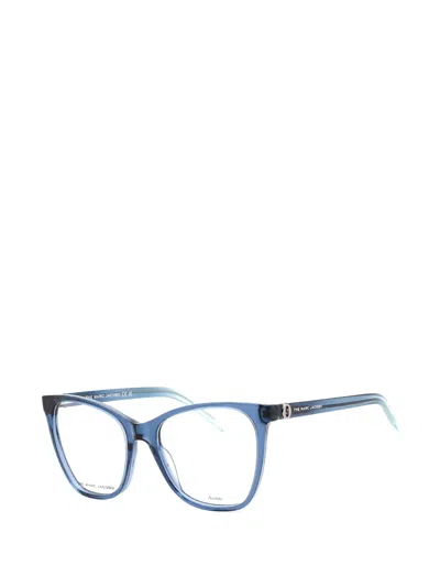 Marc Jacobs Square-frame Glasses In Blue