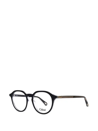 Chloé Round-frame Glasses In Black