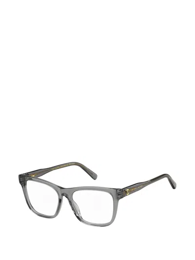 Marc Jacobs Square-frame Glasses In Gray