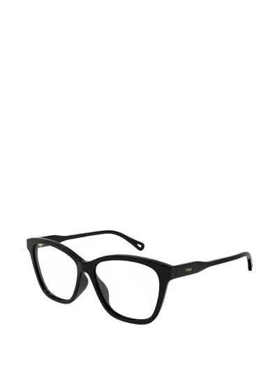 Chloé Square-frame Glasses In Black