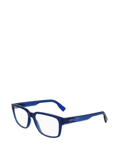 Lacoste Square-frame Glasses In Blue
