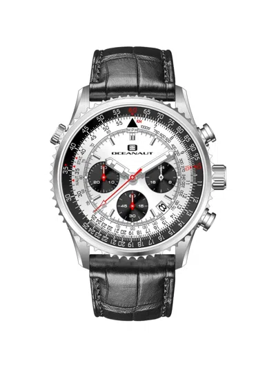 Oceanaut Flight 46mm Watch In Silver