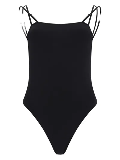 Tom Ford Black Solid Swimwear In Black