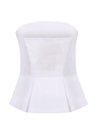 Danamè Strapless Top In White