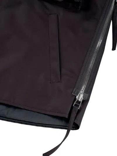 Fffpostalservice Multi-pocket Zip-up Jacket In Black