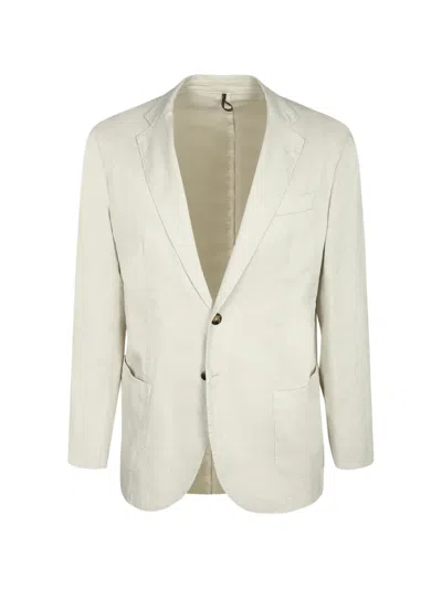 Dell'oglio Single-breasted Suit In Neutral