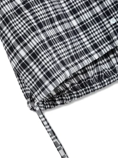 Tomboy Check-pattern Shirt In Blue
