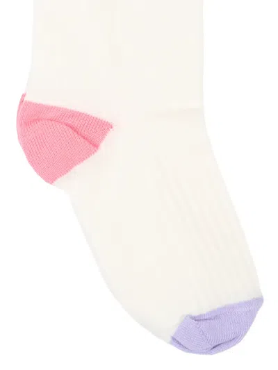 Etro Pegasus Striped Socks In White
