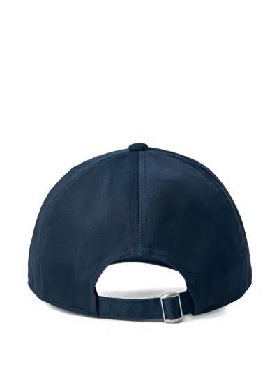 Carhartt Logo-patch Cap In Blue