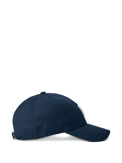 Carhartt Logo-patch Cap In Blue