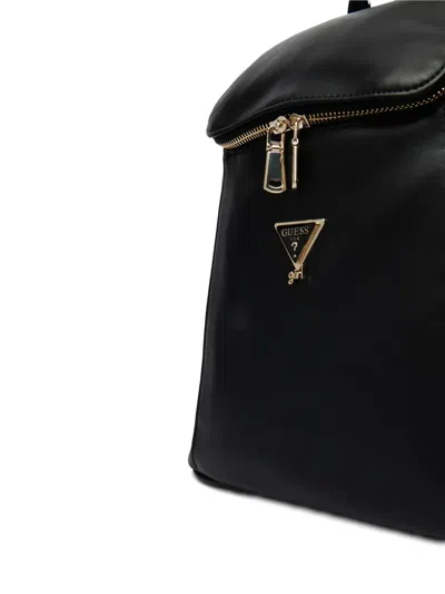 Guess Logo-plaque Backpack In Pattern