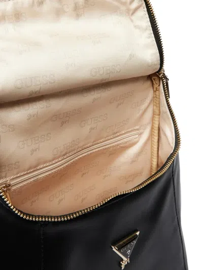 Guess Logo-plaque Backpack In Pattern