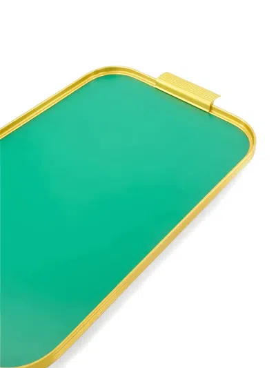 Kaymet Rectangular-shape Tray In Green