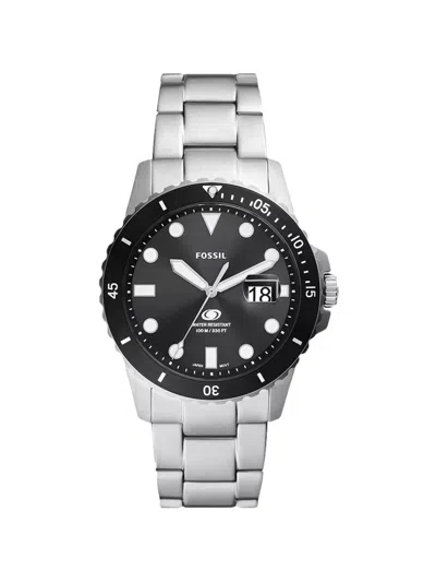 Fossil Dive 42mm Watch In Silver