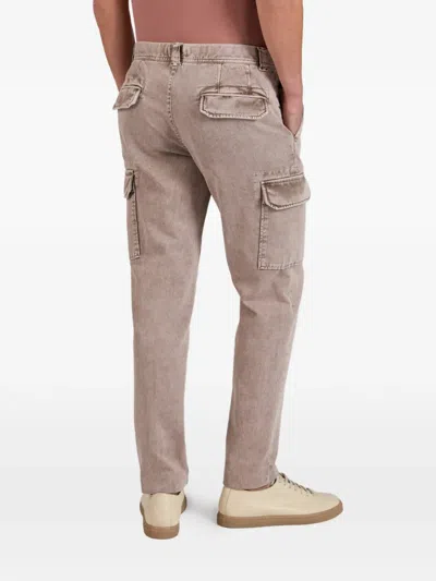 Incotex Belt-loop Cargo Pants In Brown