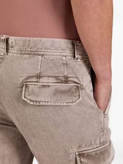 Incotex Belt-loop Cargo Pants In Brown