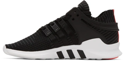 Shop Adidas Originals Black Equipment Support Adv Sneakers