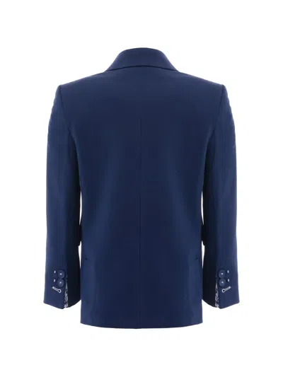 Moustache Microdot Blazer In Blue