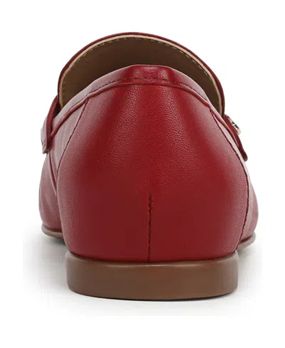 Naturalizer Wide Width Bloom Loafer In Red