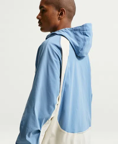 Nike Men's Tech Dri-fit Full-zip Windrunner Jacket In Blue
