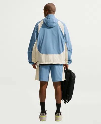 Nike Men's Tech Dri-fit Full-zip Windrunner Jacket In Blue