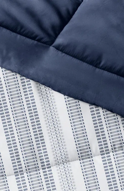 Homespun Premium Down Alternative Reversible Comforter Set In Blue