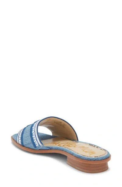 Sam Edelman Stevie Slide Sandal In Blue