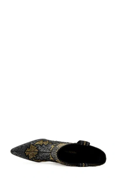 Azalea Wang Scott Pointed Toe Western Boot In Black
