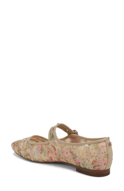 Sam Edelman Floral Sequins Ballet Flats In Multi