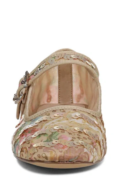 Sam Edelman Floral Sequins Ballet Flats In Multi