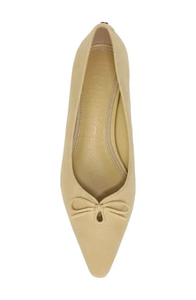 Sam Edelman Esmira Pointed Toe Flat In Neutral