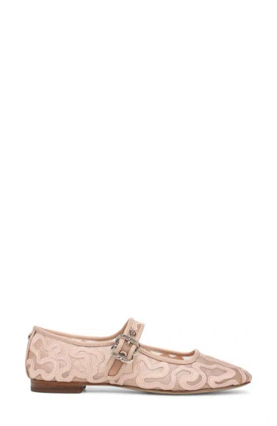 Sam Edelman Michaela Mary Jane Flat In Pink