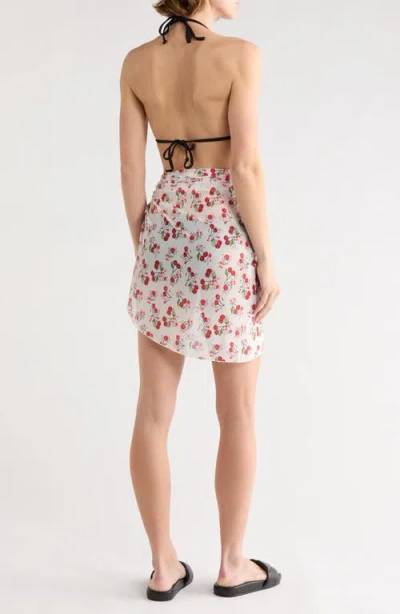 Abound Printed Mesh Sarong In Multi