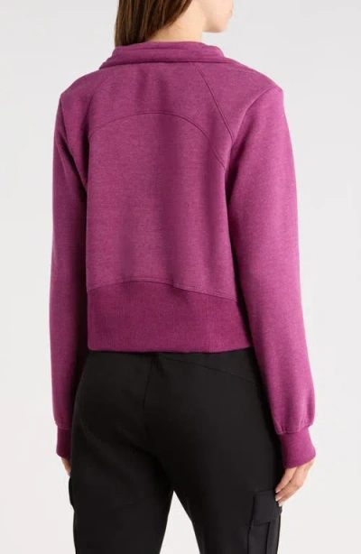Marika Onyx Half Zip Pullover In Purple