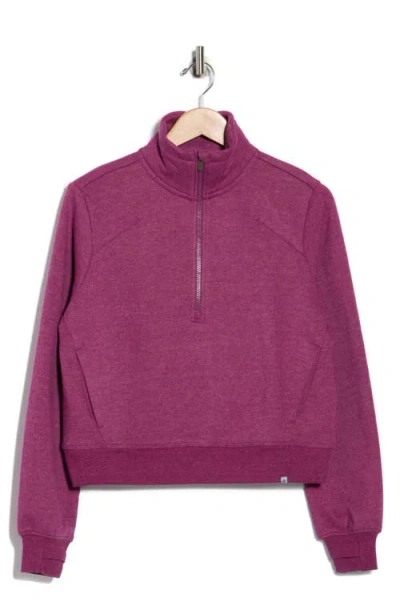 Marika Onyx Half Zip Pullover In Purple