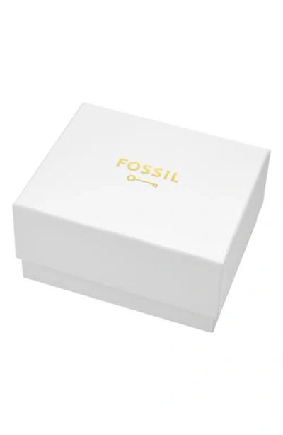 Fossil Luther Three-hand Interchangeable Strap Gift Set In Metallic
