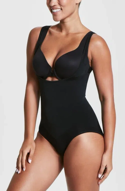 Spanx ® Open Bust Bodysuit In Black